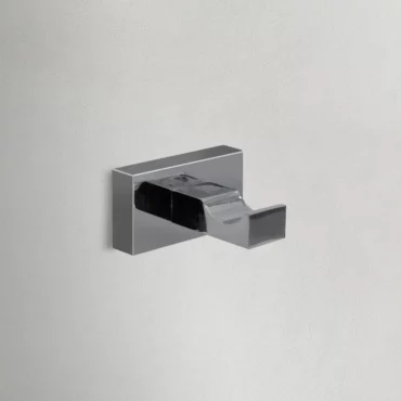Square Chrome Robe Hook