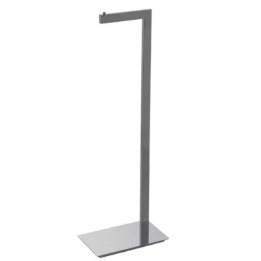 Square Freestanding Toilet Paper Holder Polished Chrome