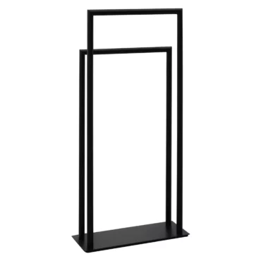 Freestanding Towel Rack Matte Black